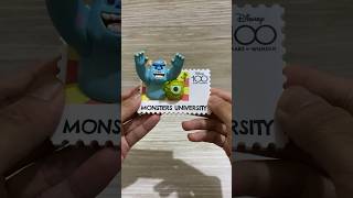 MINISO Disney 100 Monsters University Figure Model Retro Stamp #blindbox