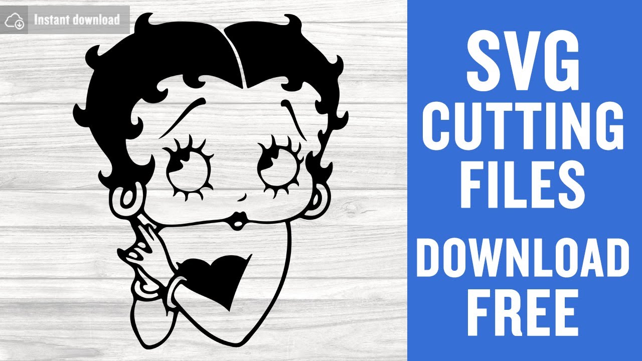 Download Betty Boop Svg Free Cutting Files For Cricut Silhouette Free Download Youtube