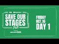 Live stream: Save Our Stages Fest Day 1