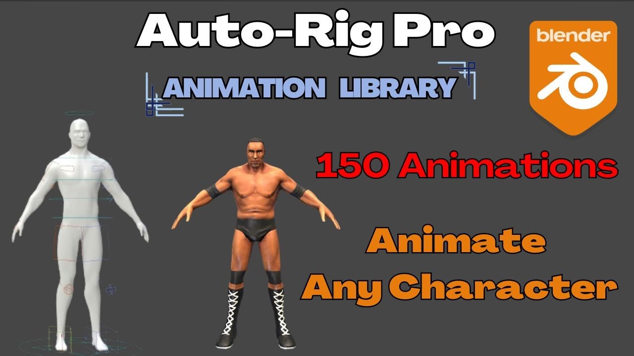 Animate Any Character with Animation Library of Auto-Rig Pro in Blender ...