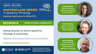Systems Masterclass Session 8: Using Stories to Drive Systems Change & Learning