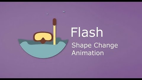 Flash Shape Change Animation