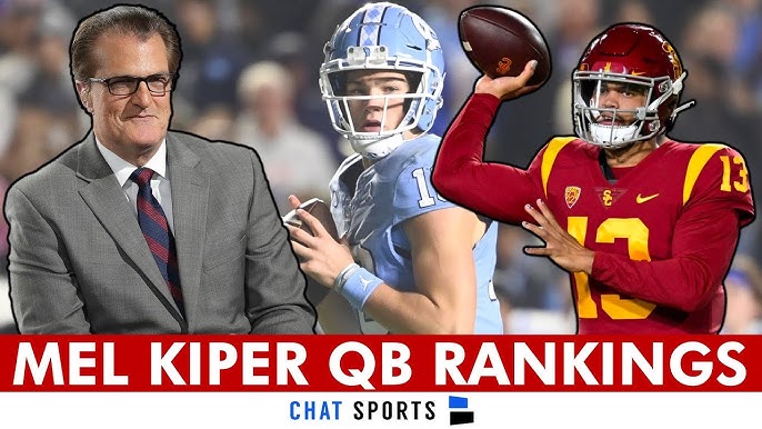 UPDATED Mel Kiper 2024 NFL Draft Big Board - Top 25 Draft Prospects Ft.  Michael Penix & Brock Bowers 