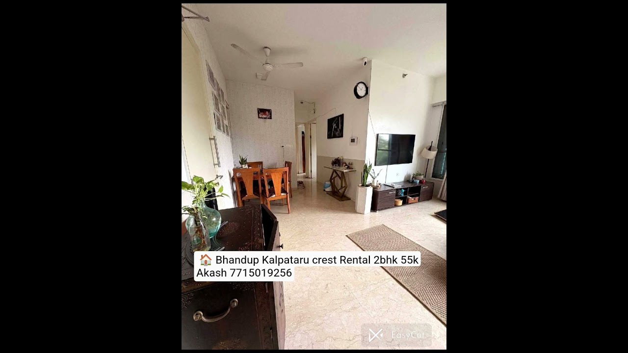 🔥Kalpataru Crest | Bhandup West | 2BHK Rental Flat @ ₹55,000/- Only