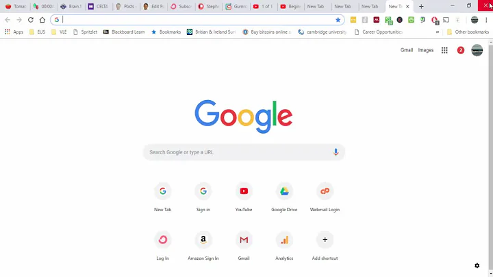 Chrome Browser Keyboard Shortcuts for Tabs - Reopen ALL Tabs from Last Time!