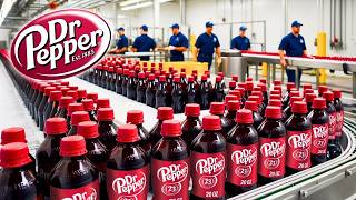 How Dr Pepper Is Made in a Factory | The Secret Mix, Carbonation, and Bottling|Massive production