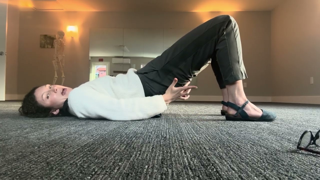 Bridge progression to single leg bridge