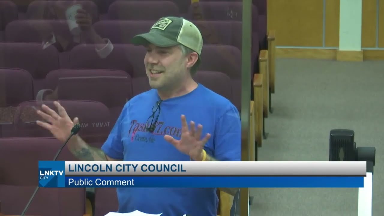 Lincoln, Nebraska City Council Meeting 12 20 2021 Brian Williard