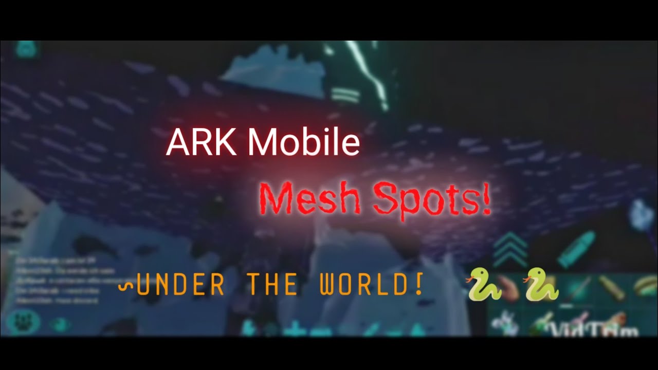 [Ark Mobile] Hidden Mesh Spots! - YouTube
