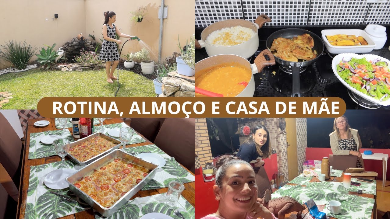 ALMOÇO CASEIRO, SUCO DE COUVE, ESTAVA MUITO SUJO, LAVEI A GARAGEM, , NOITE DA PIZZA NA MAMIS