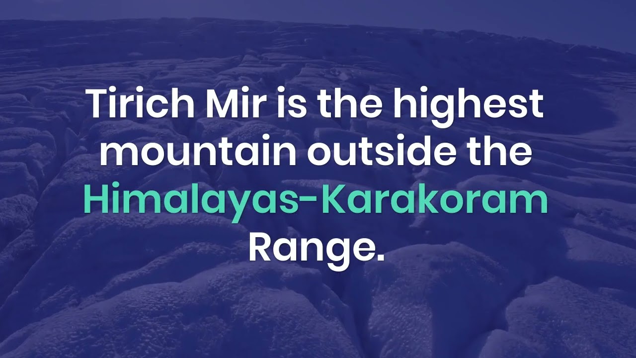 "Tirich Mir: Conquering the Majestic Crown of the Hindu Kush"