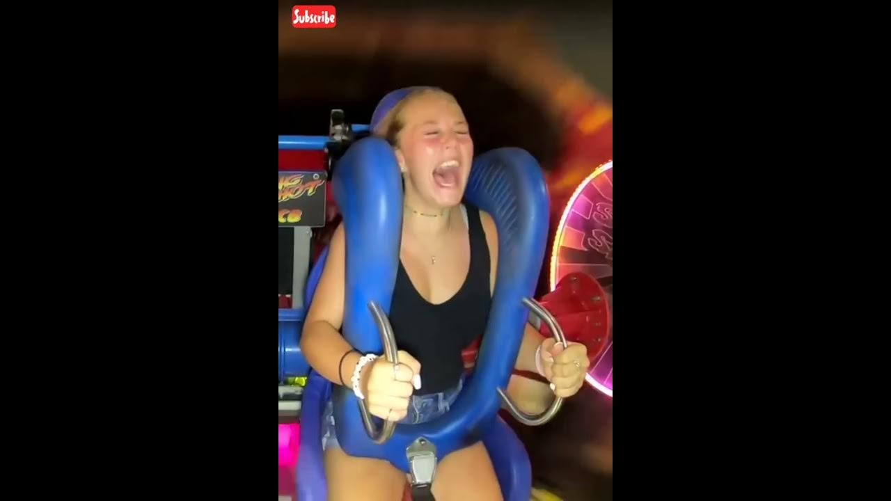 slingshot ride cute girl naked at end slingshot slingshotride YouTube