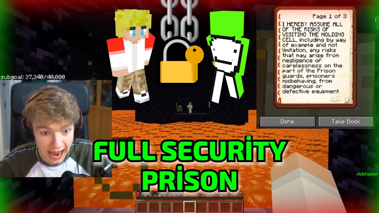 Tommyinnit visiting Dream in Prison 🔐😱 Full Episode (Dream SMP)