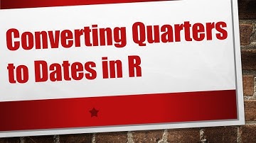 Converting Quarters to Dates in R