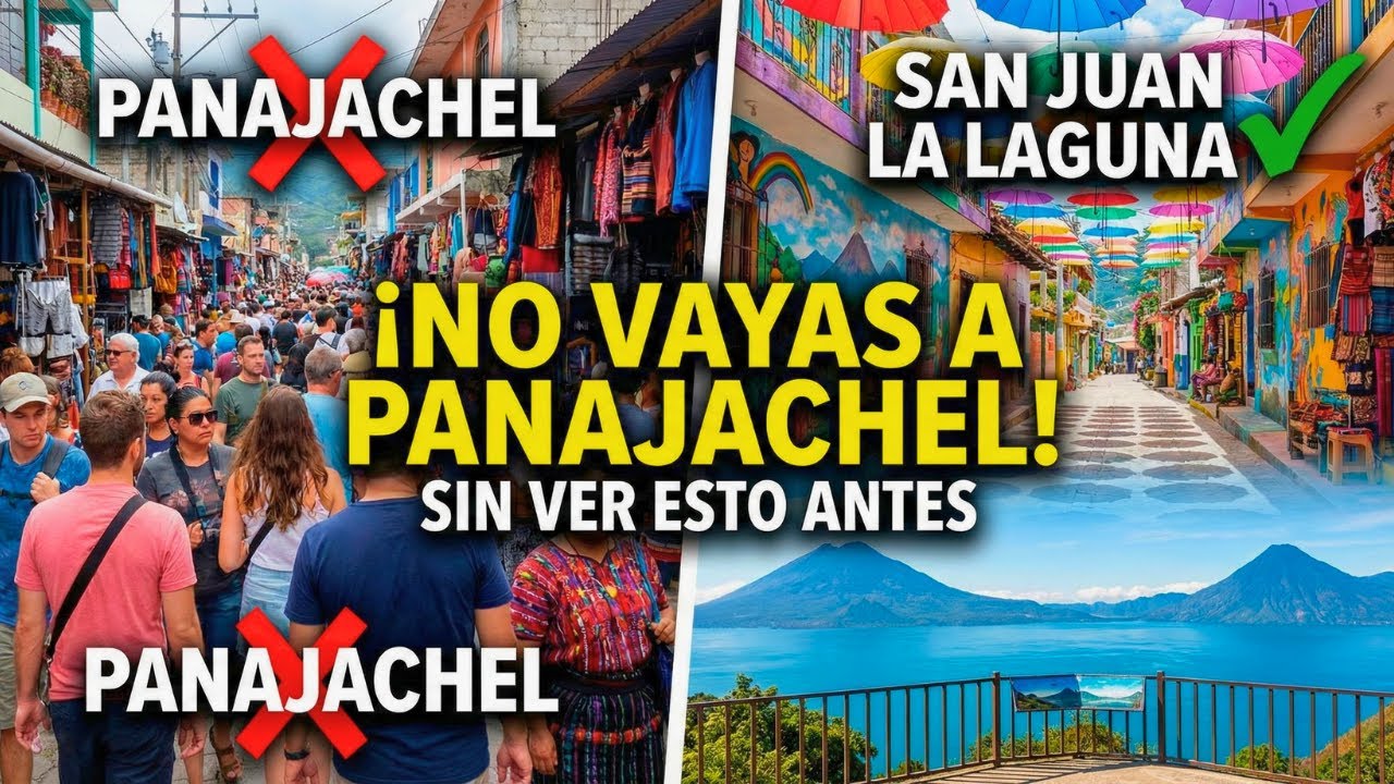 ¡NO Vayas a Panajachel! Sin ver esto antes de San Juan La Laguna
