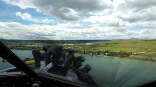 Travel Air 6000 Flight - Cockpit View