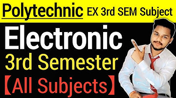 #Polytechnic 3rd semester electronics Engg syllabus|#polytechnic 3rd semester syllabus electronics|