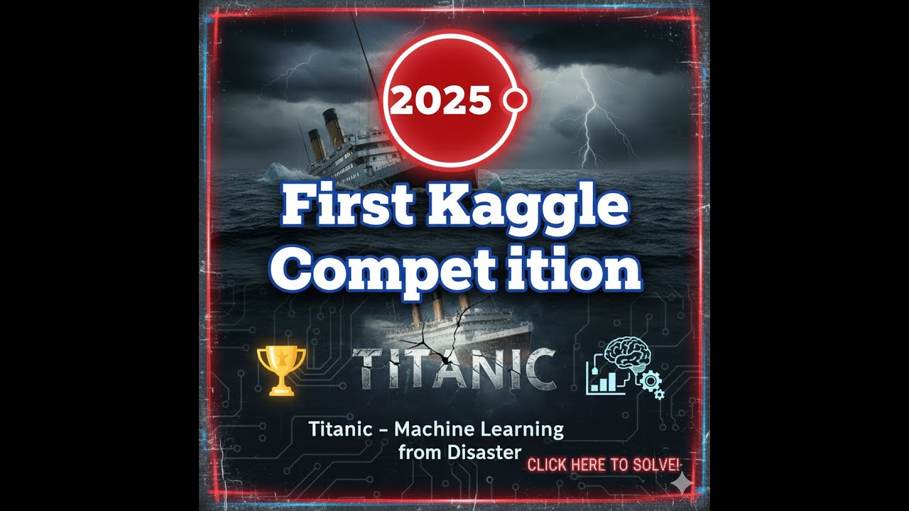 2025 🔴|| First Kaggle Competition || Titanic || Titanic - Machine