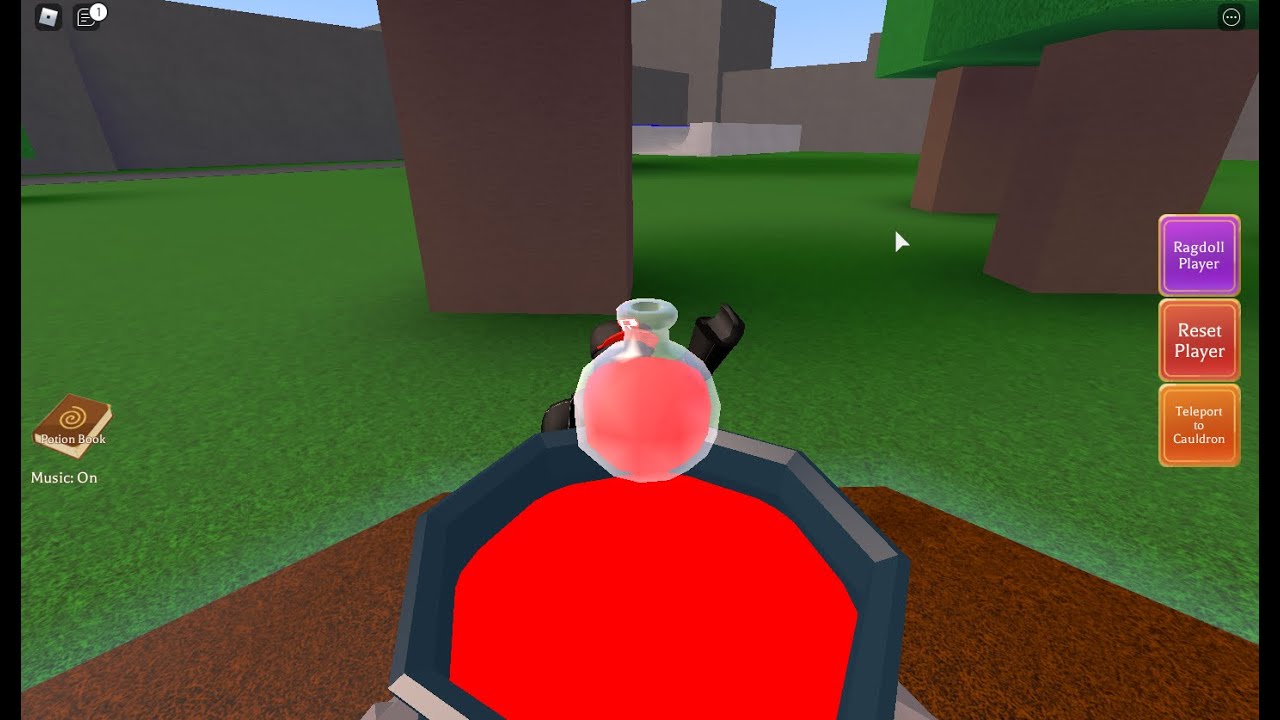 How to make the Rocket potion in wacky wizards Roblox - YouTube