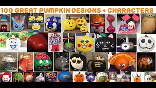 Top 100 Pumpkin Designs 2022! (Ages 5-10)