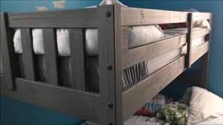 Got a bunk bed from FactoryBunkBeds.com . Twin over Full Discovery World Bunk for ~$950. Took a week Got a bunk bed from FactoryBunkBeds.com . Twin over Full Discovery World Bunk for ~$950. Took a week
