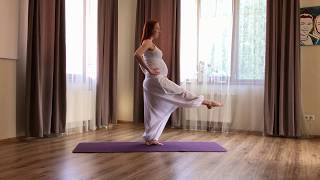 Разминка для беременных. Warm up for pregnant.