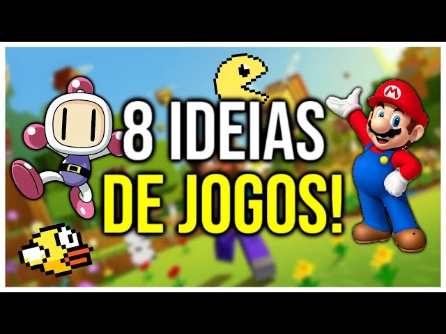 12 IDEIAS DE JOGOS PARA VOCÊ DESENVOLVER (COM TUTORIAIS) 