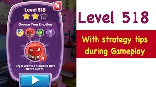 Inside Out Thought Bubbles Level 518 Tips and Strategy Gameplay Walkthrough No Boosters