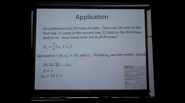 Arithmetic Seq Application