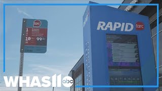 TARC unveils new bus stop signs ahead of network redesign