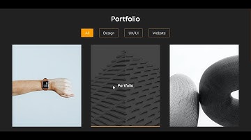 Portfolio Filter Gallery using HTML CSS & Javascript | Filterable Image Gallery
