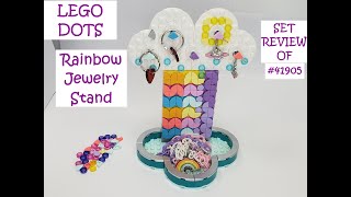 LEGO DOTS Rainbow Jewelry Stand 41905