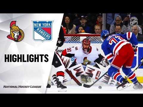 NHL Highlights | Senators @ Rangers 11/04/19