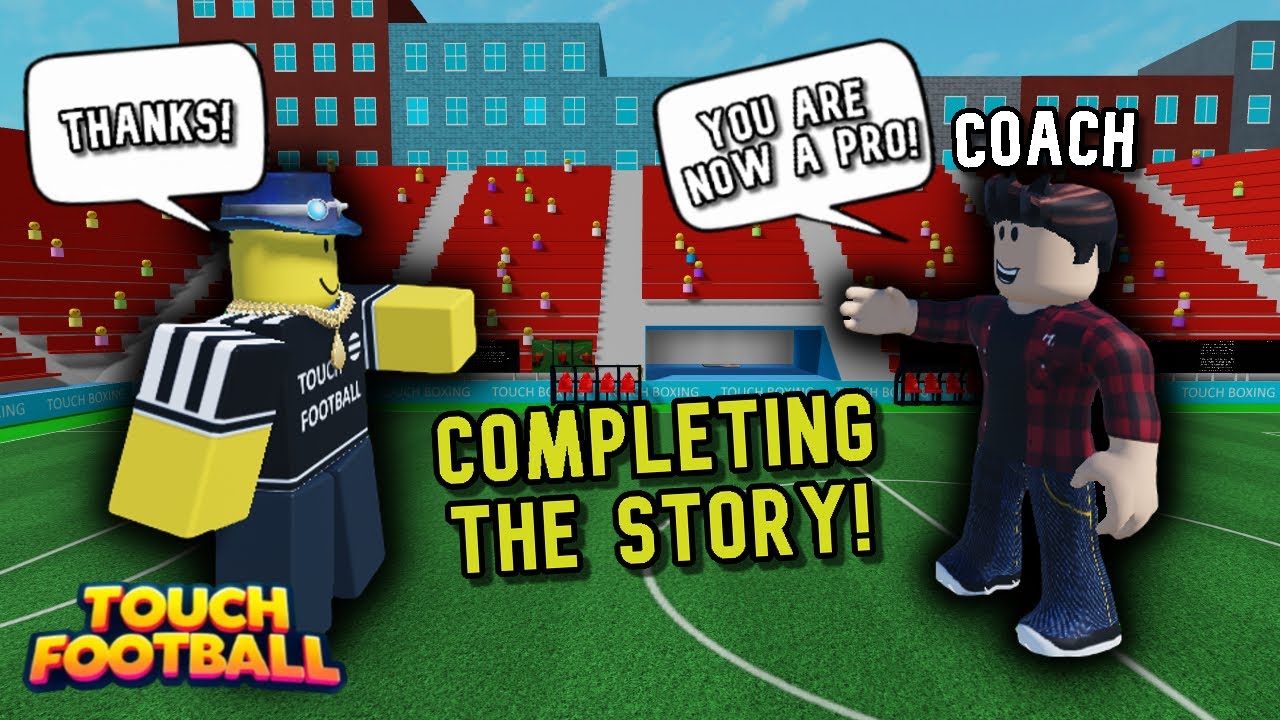Playing the new Story mode! Part 2 | Roblox Touch Football ⚽ - YouTube