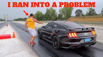 I RACED MY 2018 MUSTANG GT AT THE TRACK & RAN INTO A PROBLEM!