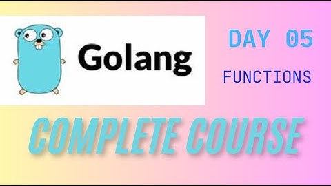 GO Programming - Golang Course | DAY 05 - Functions PART 2 #golang #coding #programming #learngolang