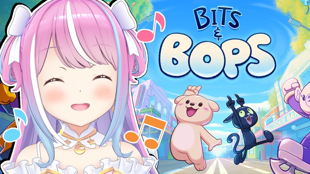 【 Bits & Bops 】可愛い音ゲー「ビッツ＆ボップス」で遊ぶのら！！！🎵【姫森ルーナ/ホロライブ】
