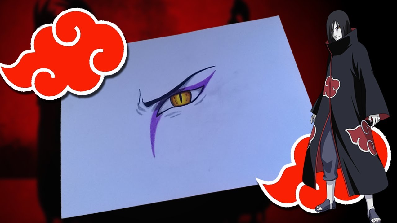 TUTORIAL COMO DESENHAR o SIMBOLO da #AKATSUKI passo a passo 