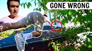 MOST INTENSE BACKYARD SKATEPARK ADVENTURE