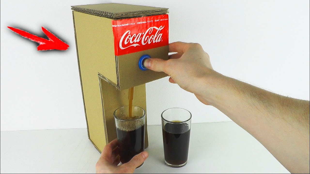How to Make Coca Cola Soda Fountain Machine at Home - YouTube