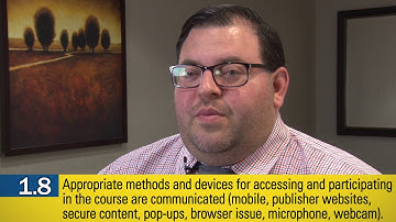 Standard 1.8 (the OSCQR Rubric)