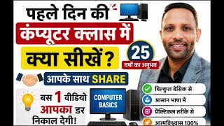 Basic Computer Course For Beginners in Hindi PART-1 | Ms Paint Tutorial for Beginners in Hindi | 