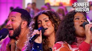 John Legend, Tori Kelly & Tasha Cobbs Take On the Riff-Off Challenge with Jennifer Hudson!