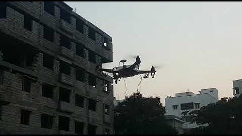DJI F450 (Quadcopter)Test Flight  @ Hitech city