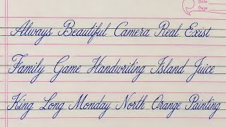 How To Write Cursive Writing | Cursive Writing Practice | Cursive Words A to Z