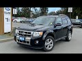 2012 Ford Escape Limited Heated Seats Moonroof AWD Review Island Ford