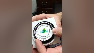Gro1 analog mechanical timer setup tutorial