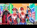 Bon Bon Family Becomes Spider-Man Family, Killing Bad Guys || BunnyFunny