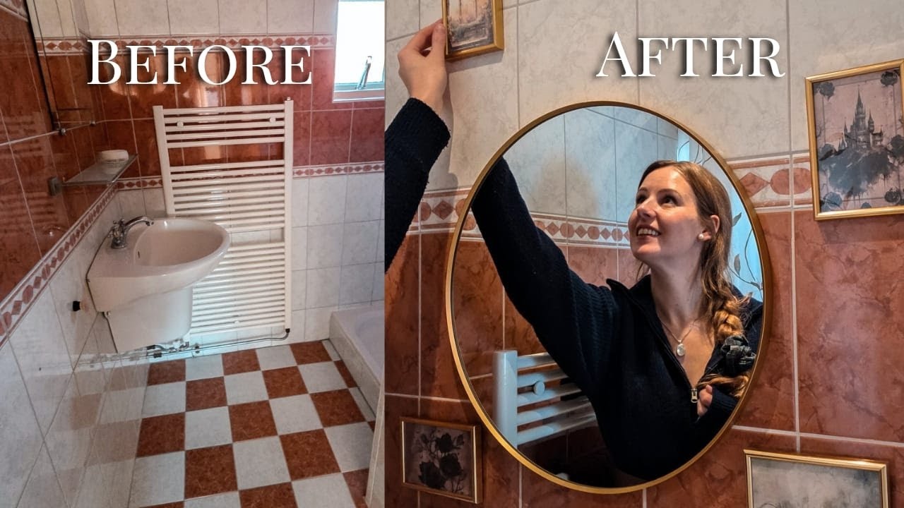 Cozy Bathroom Makeover I Budget friendly & Cottagecore Aesthetic