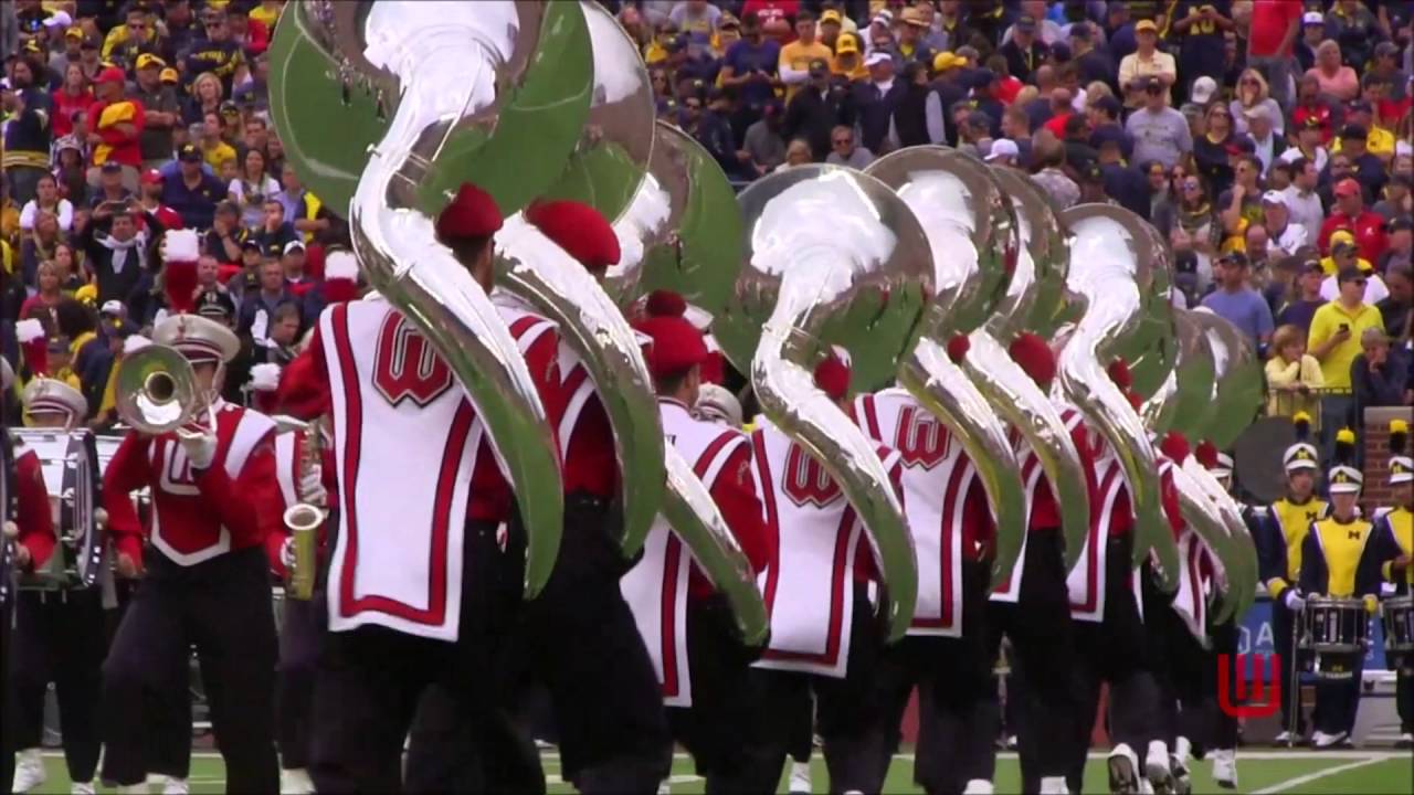 Wisconsin Band  - Halftime  at Michigan 10-1-2016
